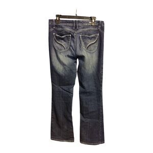 Vigoss Jeans Boot Cut Juniors Slight Flare Stretch Medium Wash Blue Denim 5/6